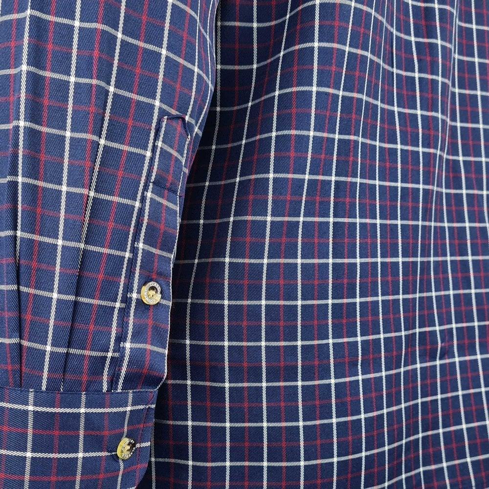 Country Classics Mens Long Sleeve Country Check Shirt - Fontwell Navy - Just £18.99! Shop now at Warwickshire Clothing.