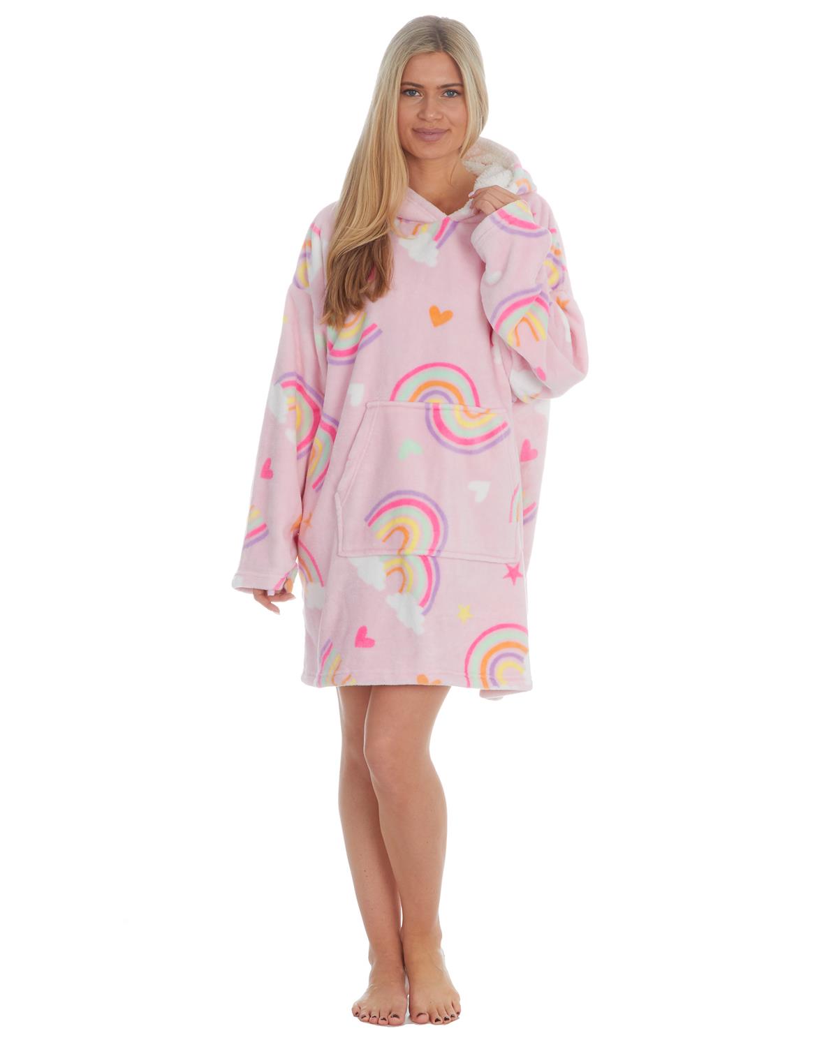 Ladies Oversized Huggable Hoodie Blanket with Big Hood - Just £18.99! Shop now at Warwickshire Clothing.