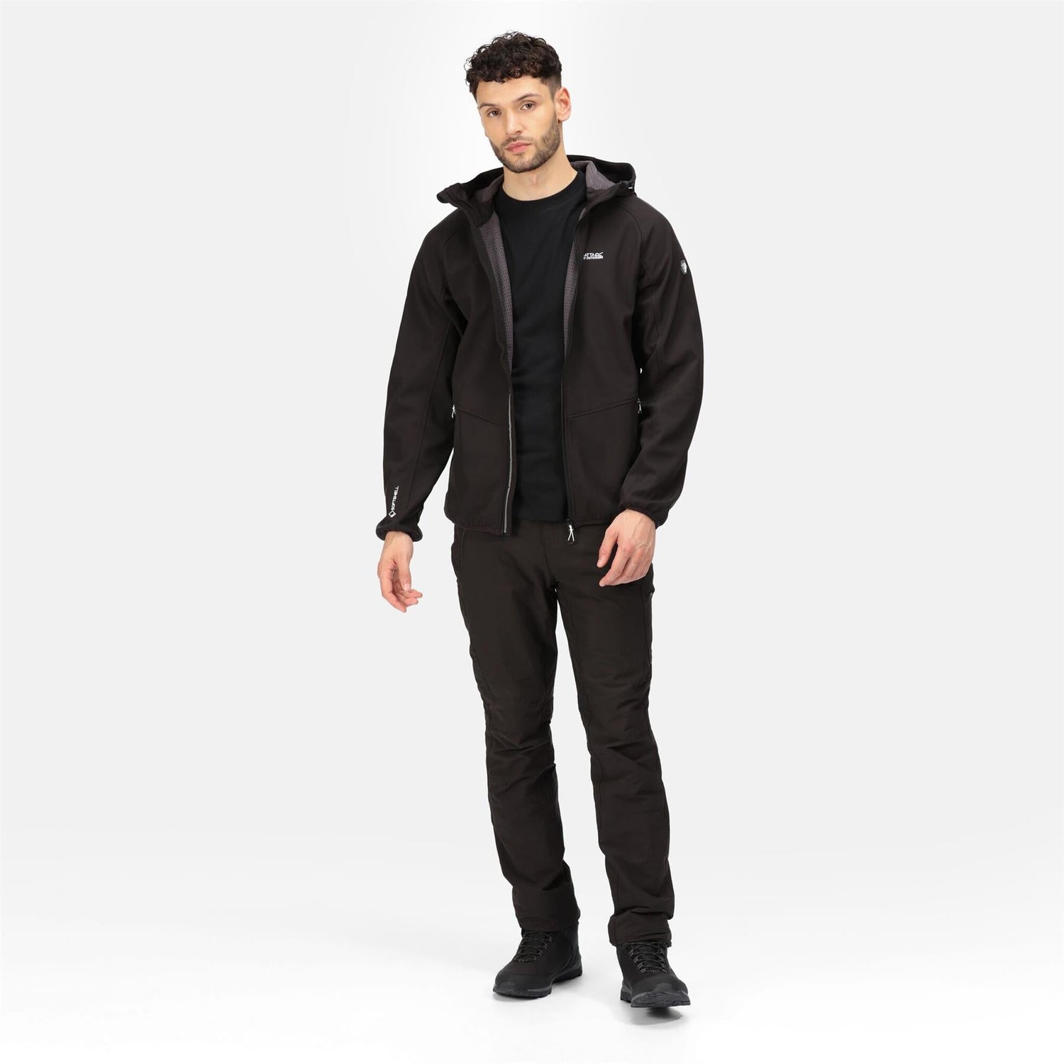 Regatta Mens Arec III Outdoor Hooded Softshell Jacket - Just £29.99! Shop now at Warwickshire Clothing.