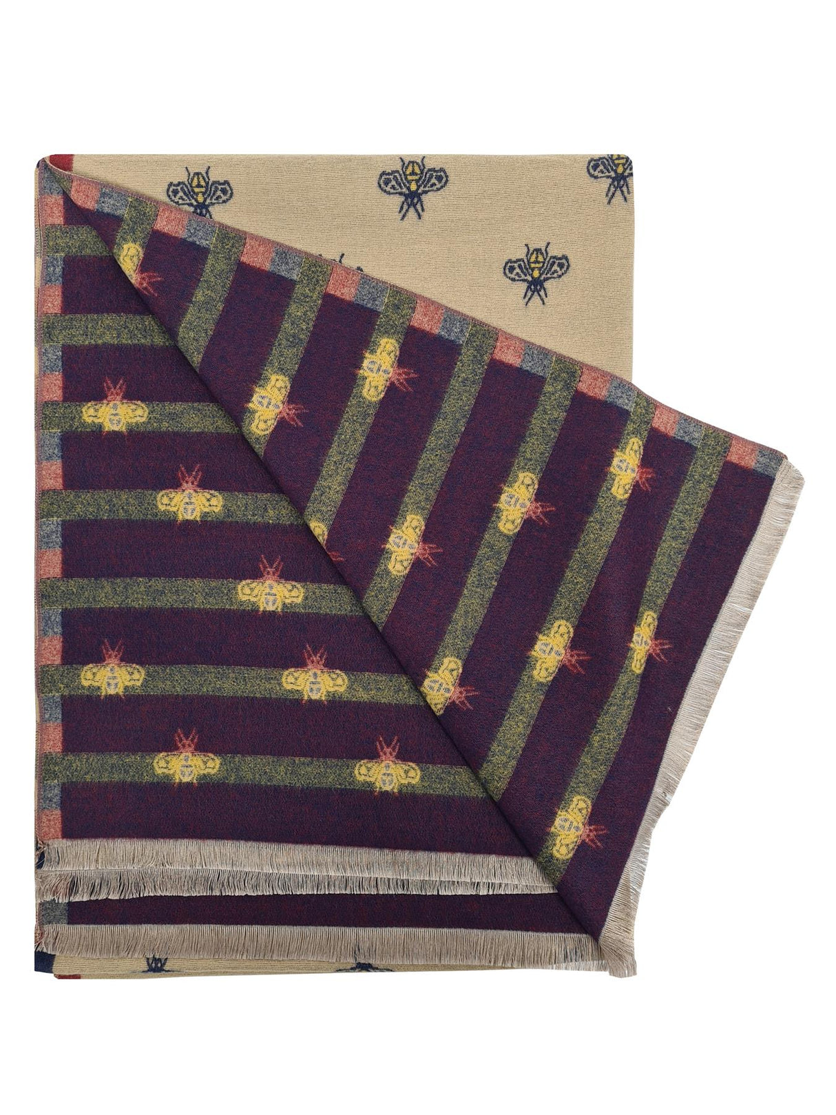 Heritage Ladies Cashmere Luxury Scarf - Bee - Just £13.99! Shop now at Warwickshire Clothing.