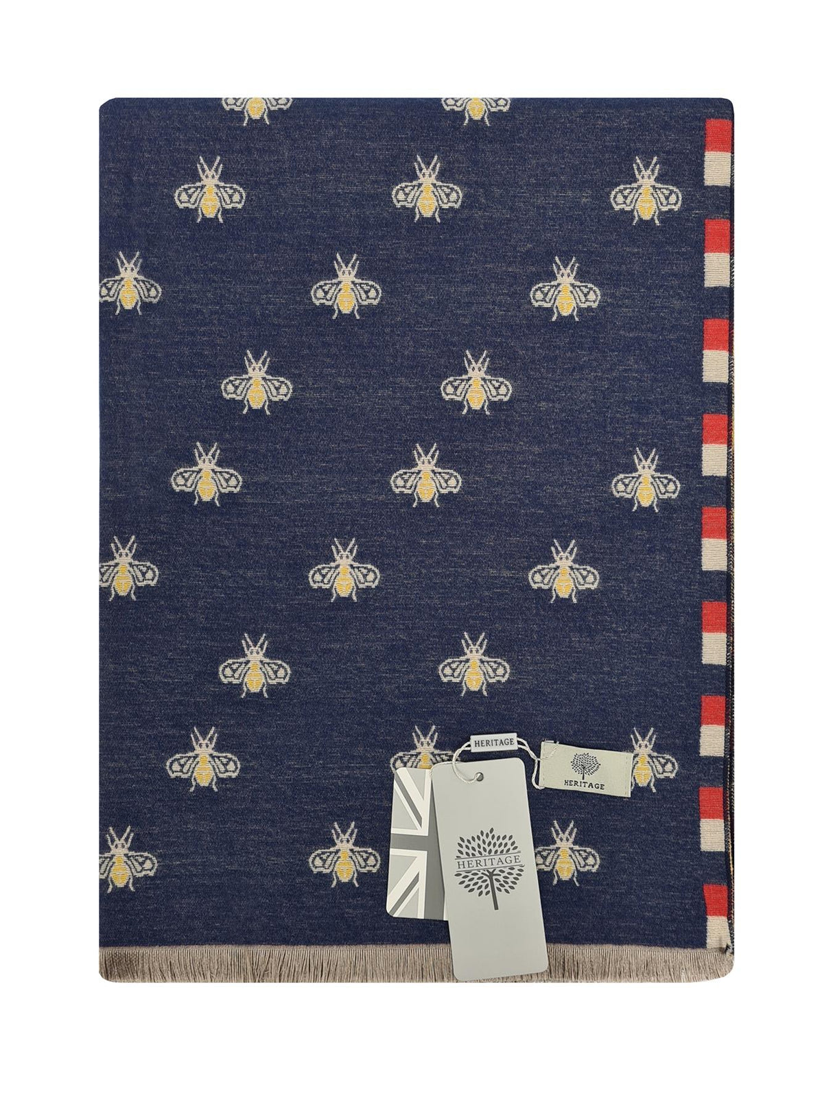 Heritage Ladies Cashmere Luxury Scarf - Bee - Just £13.99! Shop now at Warwickshire Clothing.