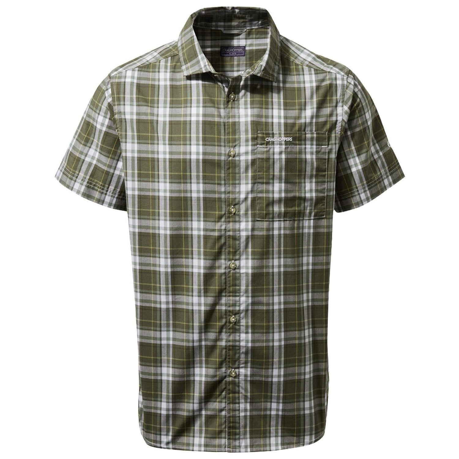 Craghoppers Mens Vernon Summer Check Short Sleeve Shirt - Just £18.99! Shop now at Warwickshire Clothing.
