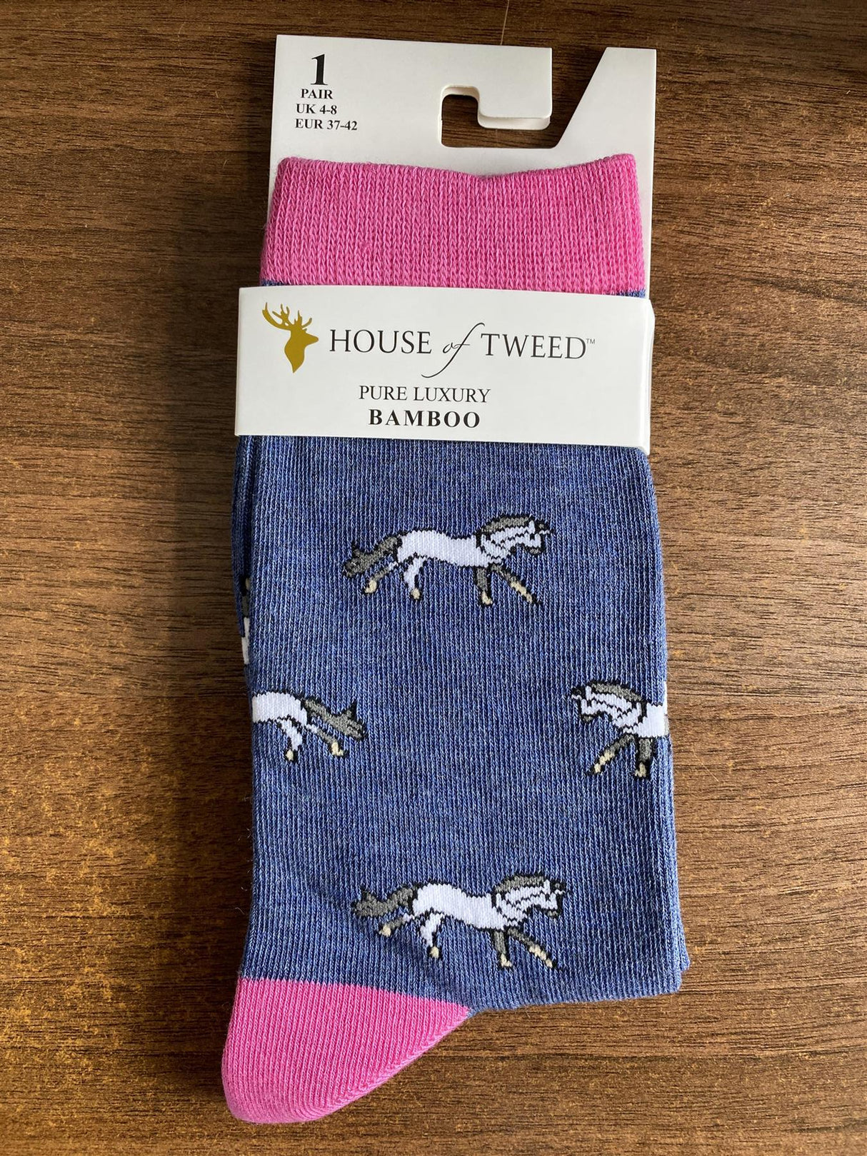 House of Tweed Pure Luxury Women's Bamboo Socks - Animal Pattern Collection - Just £5.99! Shop now at Warwickshire Clothing.
