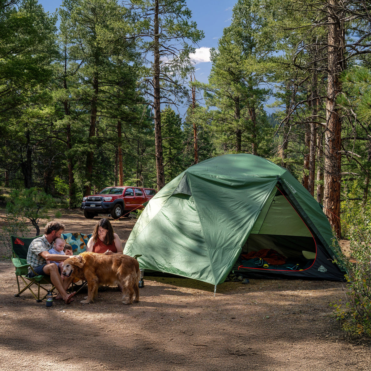 Kelty Wireless 8 Person Tent - Dill/Black Forest