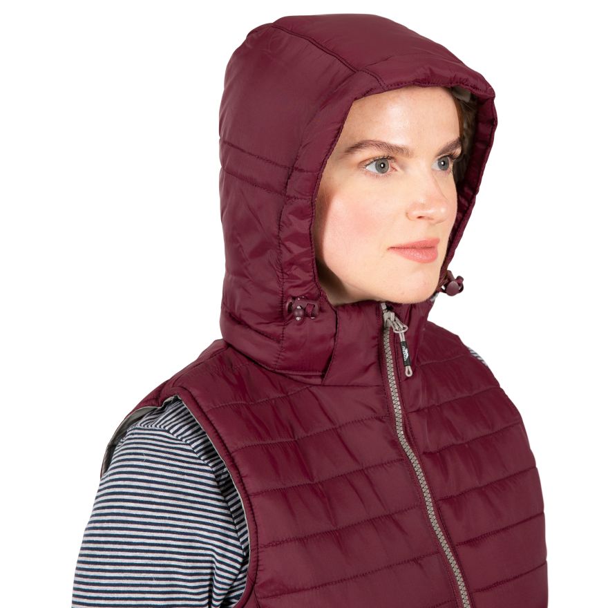 Trespass Women Hooded Padded Gilet Aretha - Just £27.99! Shop now at Warwickshire Clothing.