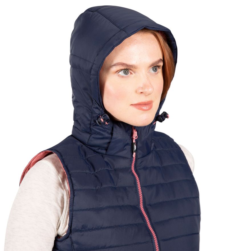 Trespass Women Hooded Padded Gilet Aretha - Just £27.99! Shop now at Warwickshire Clothing.