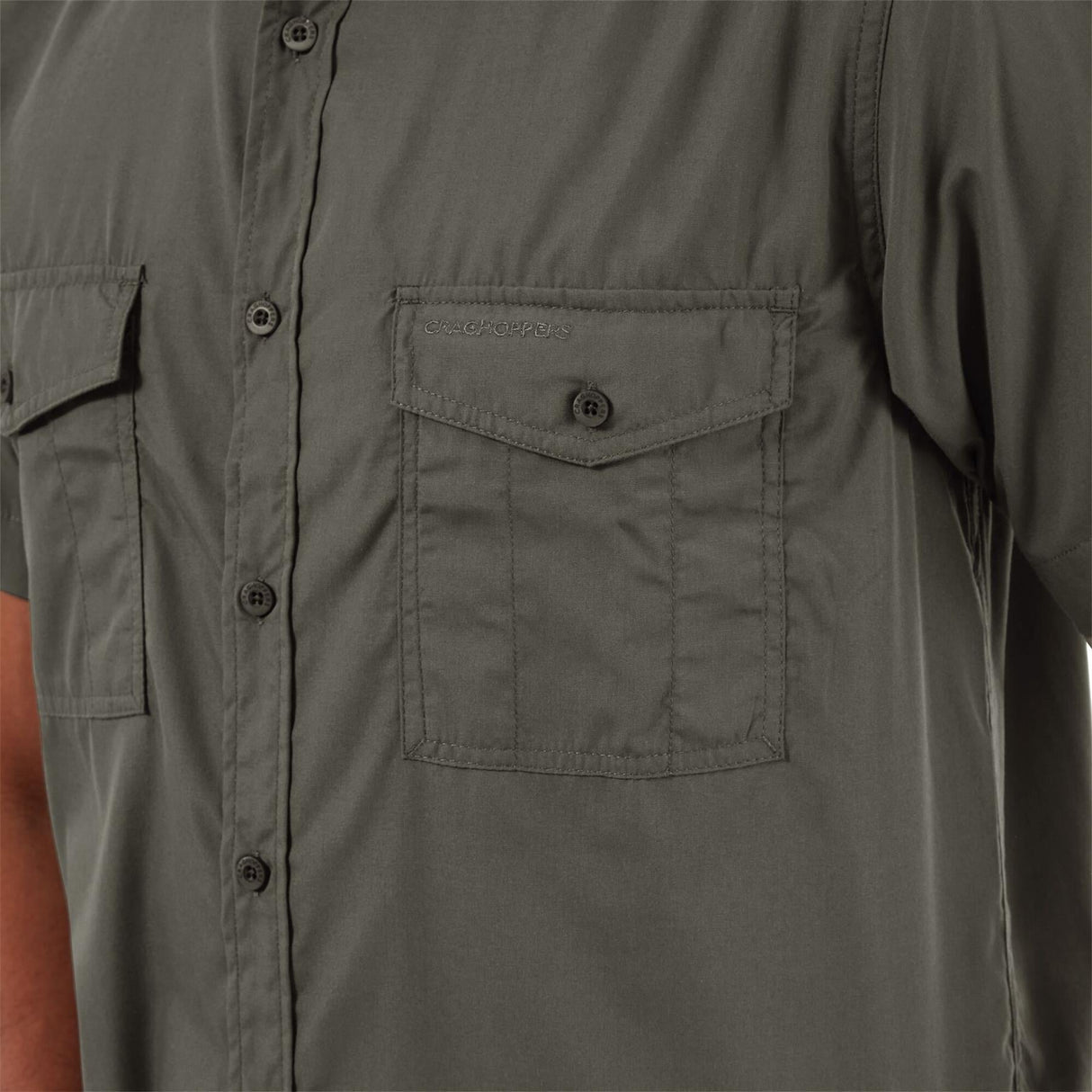 Craghoppers Mens Kiwi Short Sleeved Shirt Nosi Defense - Just £26.99! Shop now at Warwickshire Clothing.