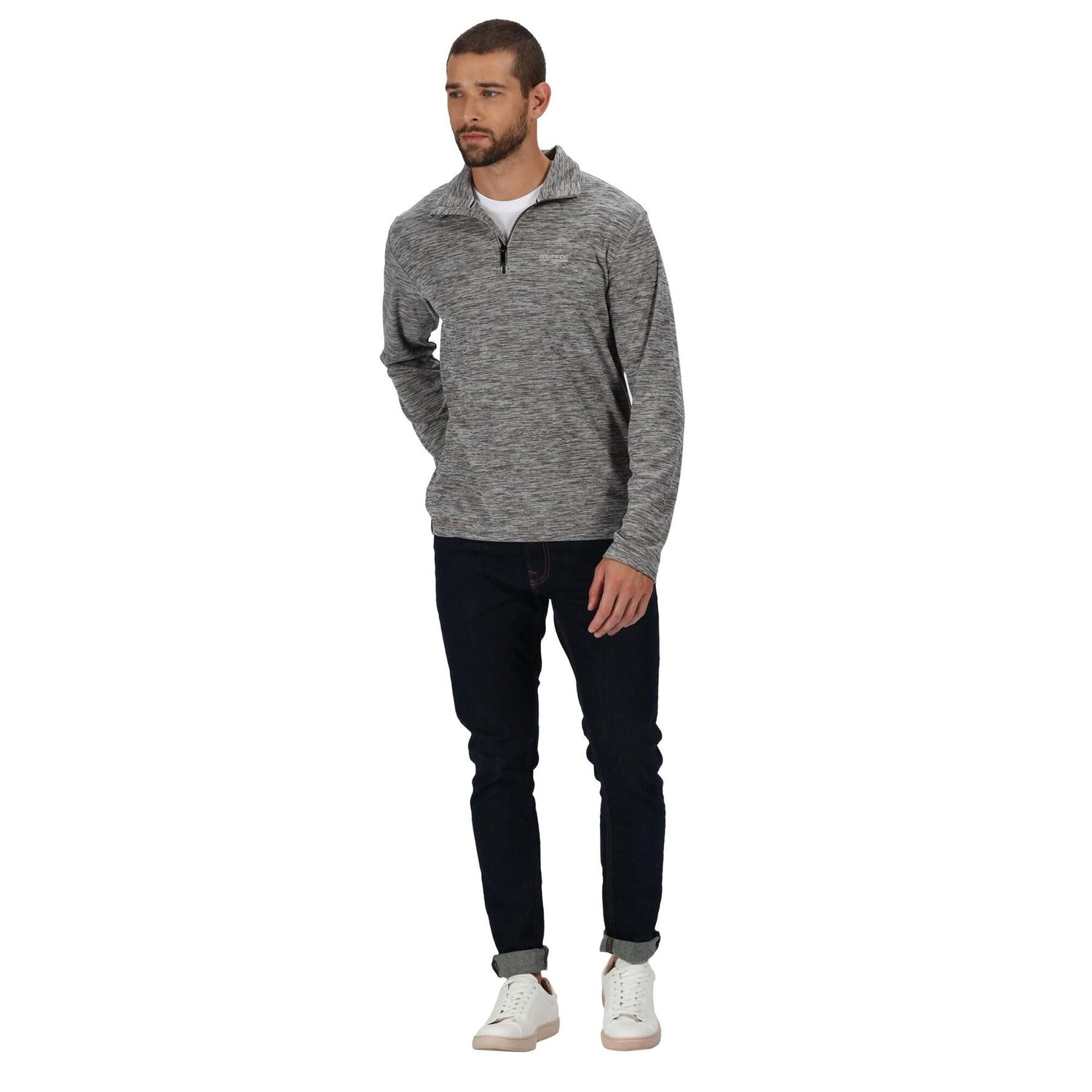 Regatta Mens Elgor II Half Zip Long Sleeved Jumper Pullover - Just £16.99! Shop now at Warwickshire Clothing.