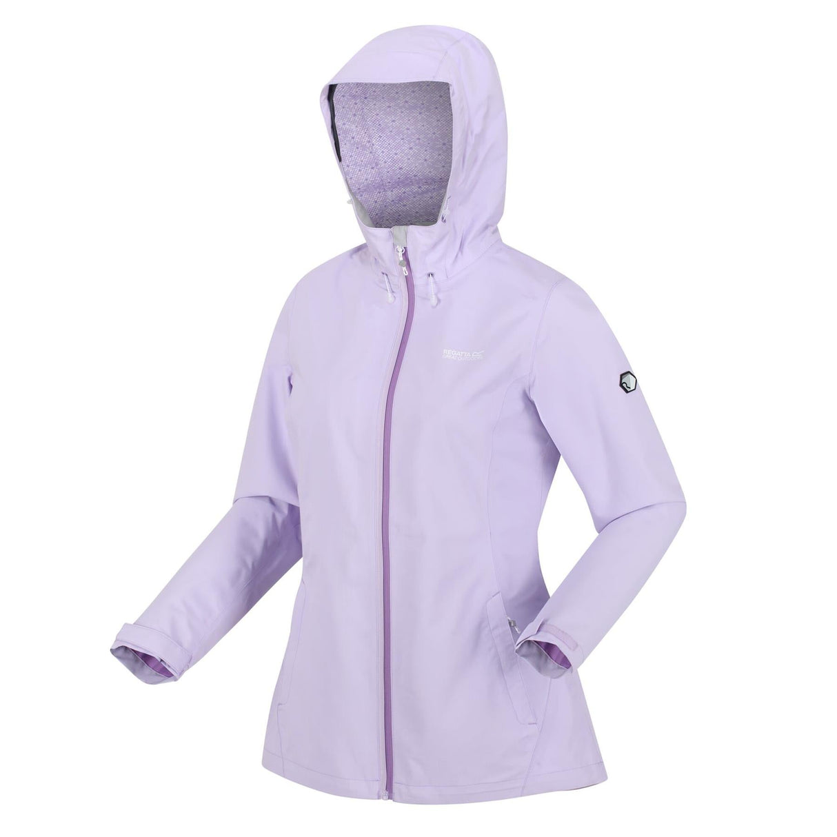 Regatta Womens Hamara III Lightweight Hooded Waterproof Jacket - Just £29.99! Shop now at Warwickshire Clothing.