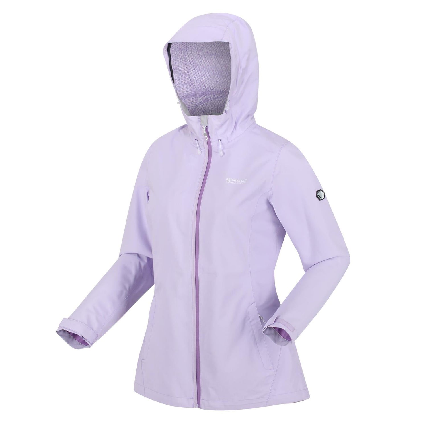 Regatta Womens Hamara III Lightweight Hooded Waterproof Jacket - Just £29.99! Shop now at Warwickshire Clothing.