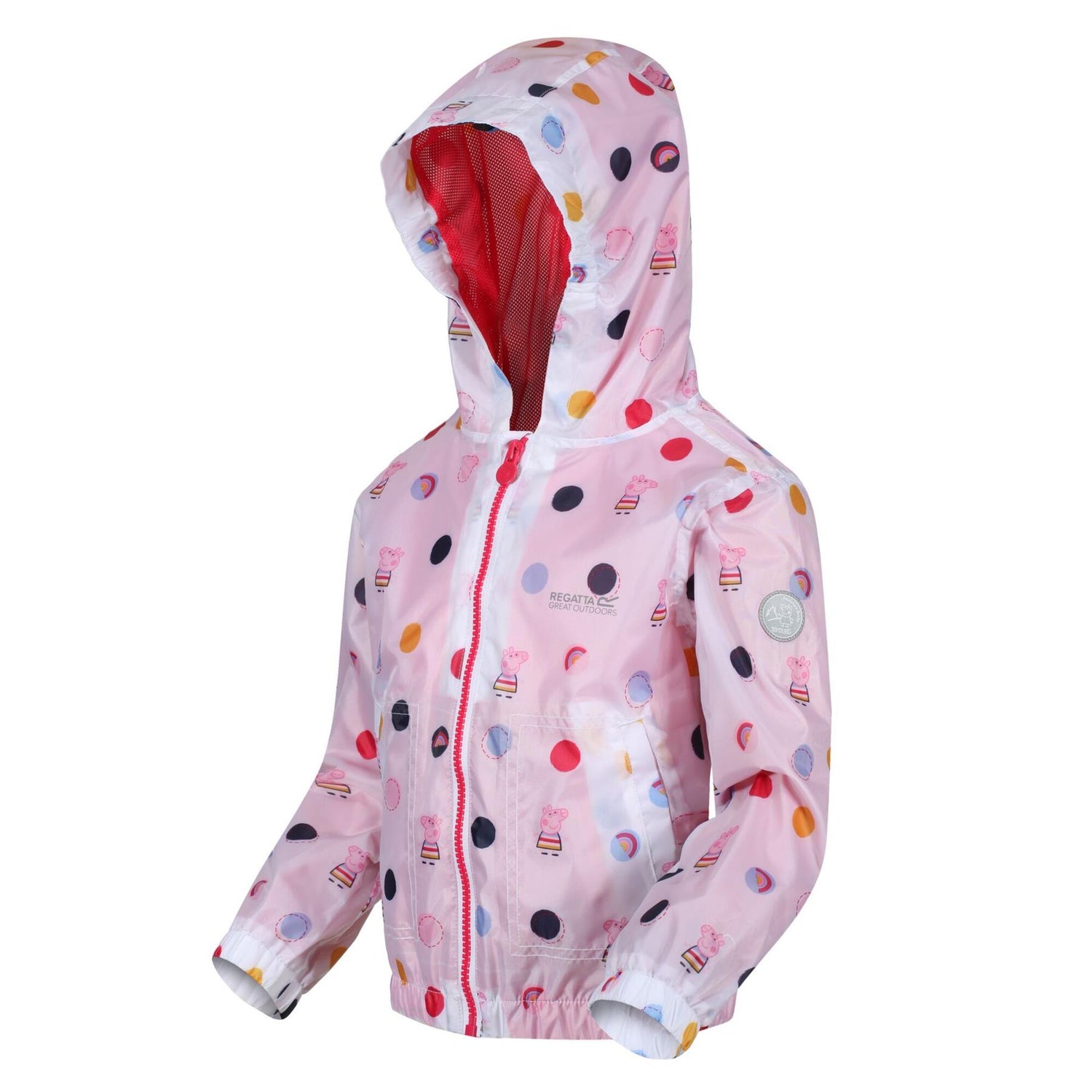 Regatta Kids Peppa Pig Muddy Puddle Waterproof Hooded Jacket Boys Girls - Just £19.99! Shop now at Warwickshire Clothing.