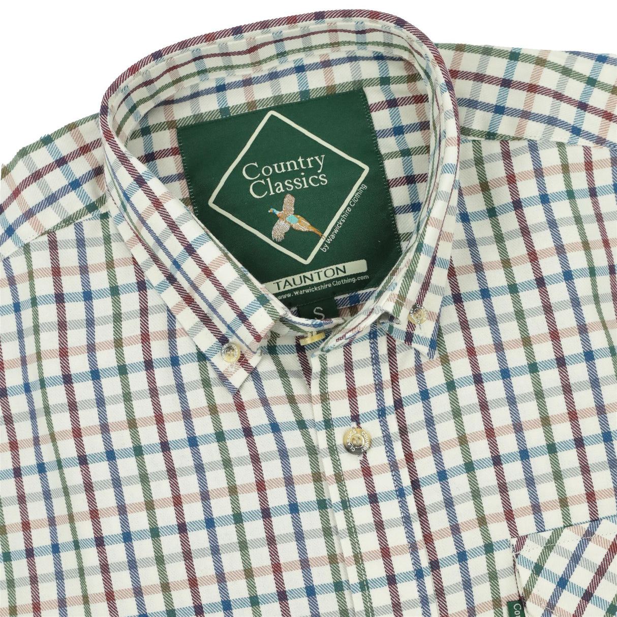 Country Classics Mens Long Sleeve Buttoned Down Collar Shirt - Taunton Blue - Just £18.99! Shop now at Warwickshire Clothing.