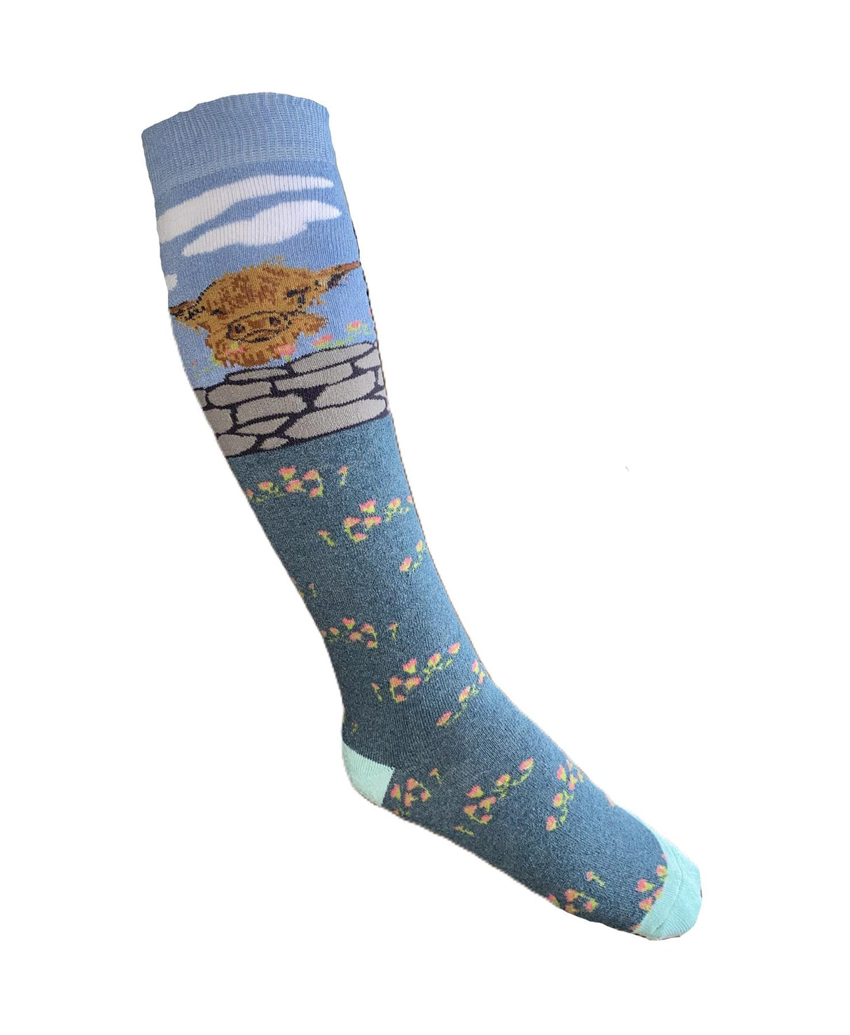 Hazy Blue Welly Socks (Sizes 3-8) - Just £6.49! Shop now at Warwickshire Clothing.