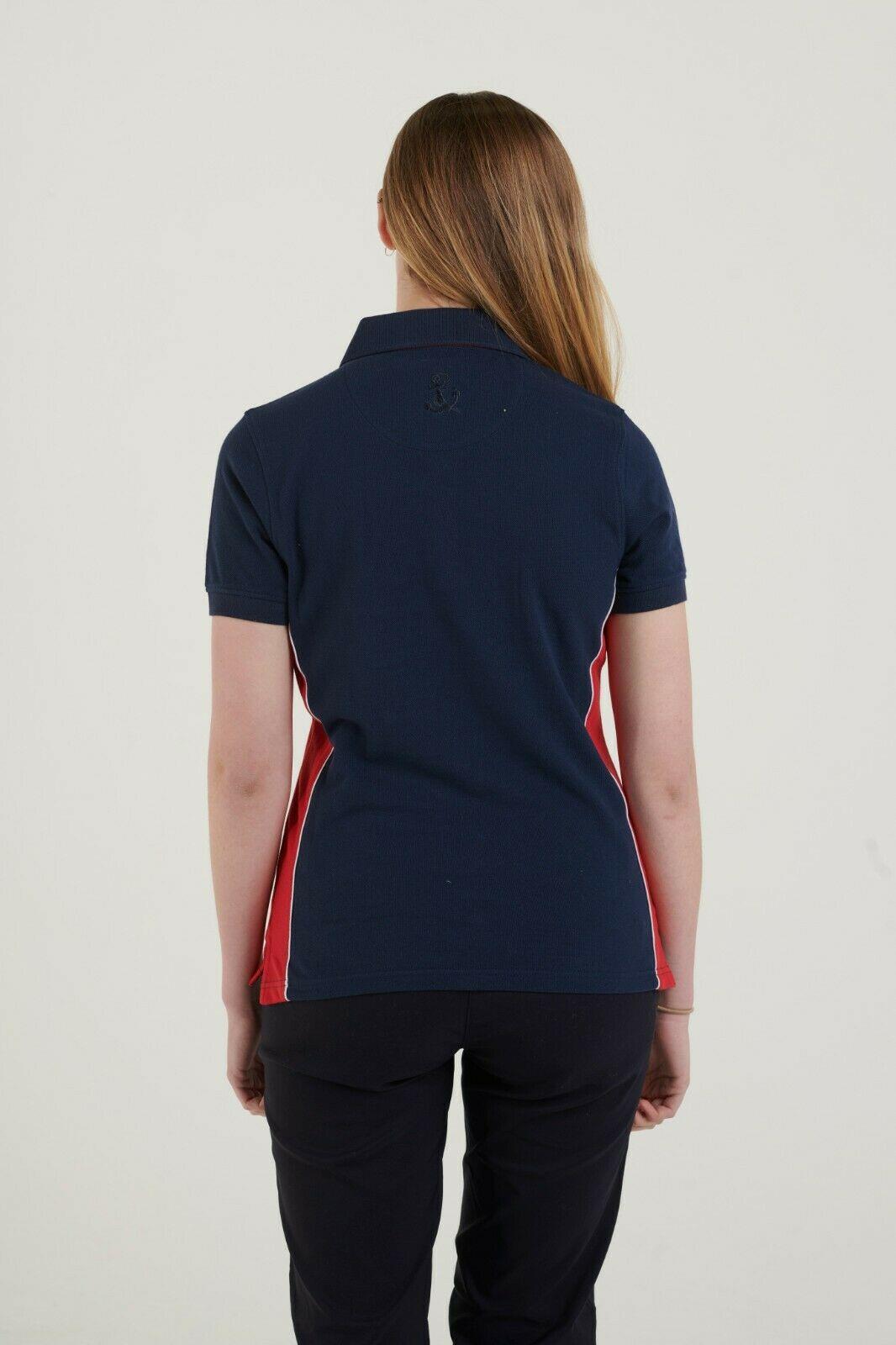 Hazy Blue Womens Short Sleeve Polo Shirt - Mia II - Just £14.99! Shop now at Warwickshire Clothing.