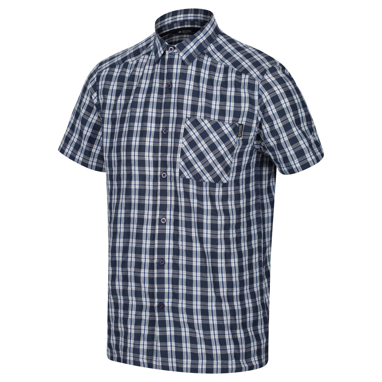 Regatta Mens Mindano V Check Short Sleeve Shirt - Just £14.99! Shop now at Warwickshire Clothing.