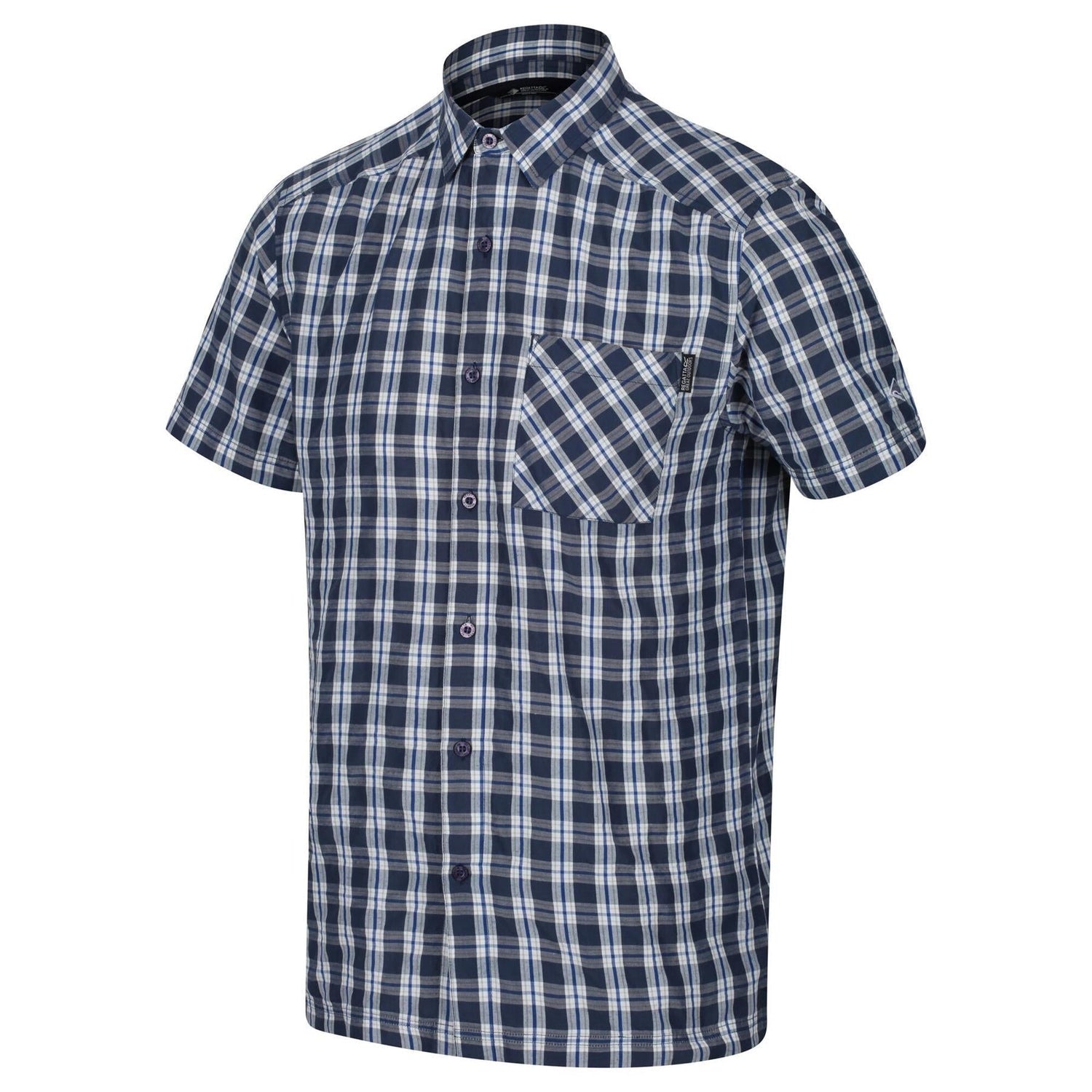 Regatta Mens Mindano V Check Short Sleeve Shirt - Just £14.99! Shop now at Warwickshire Clothing.