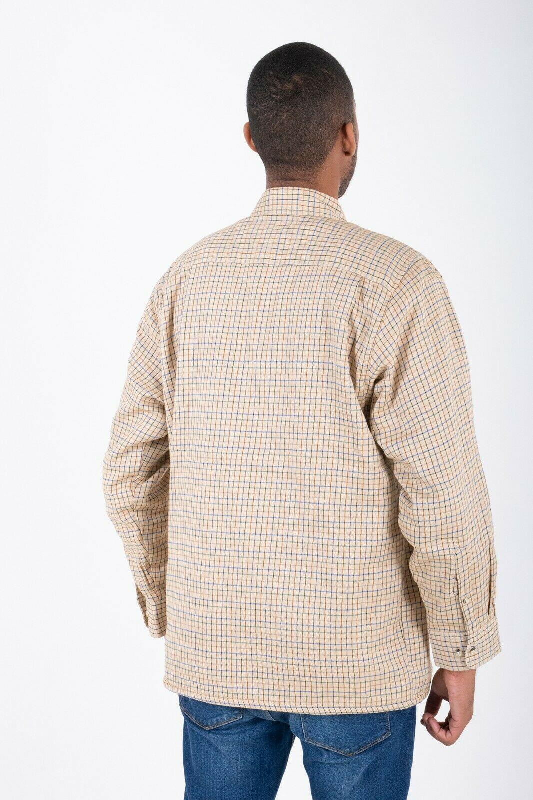 Hazy Blue Mens Long Sleeve Country Check Shirt - Fleece Lined - Just £24.99! Shop now at Warwickshire Clothing.