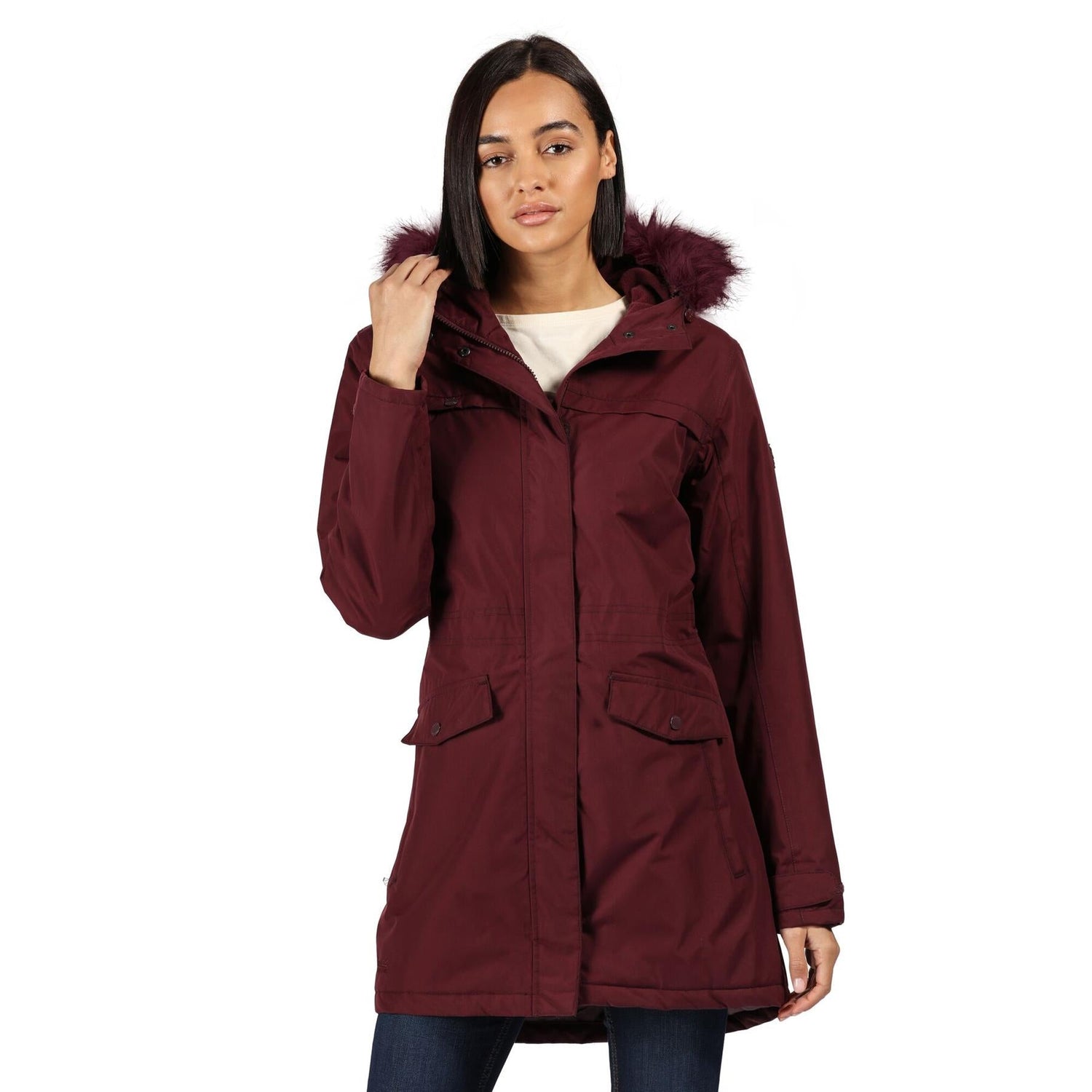 Regatta Womens Serleena II Waterproof Insulated Fur Trim Hooded Parka Jacket - Just £39.99! Shop now at Warwickshire Clothing.