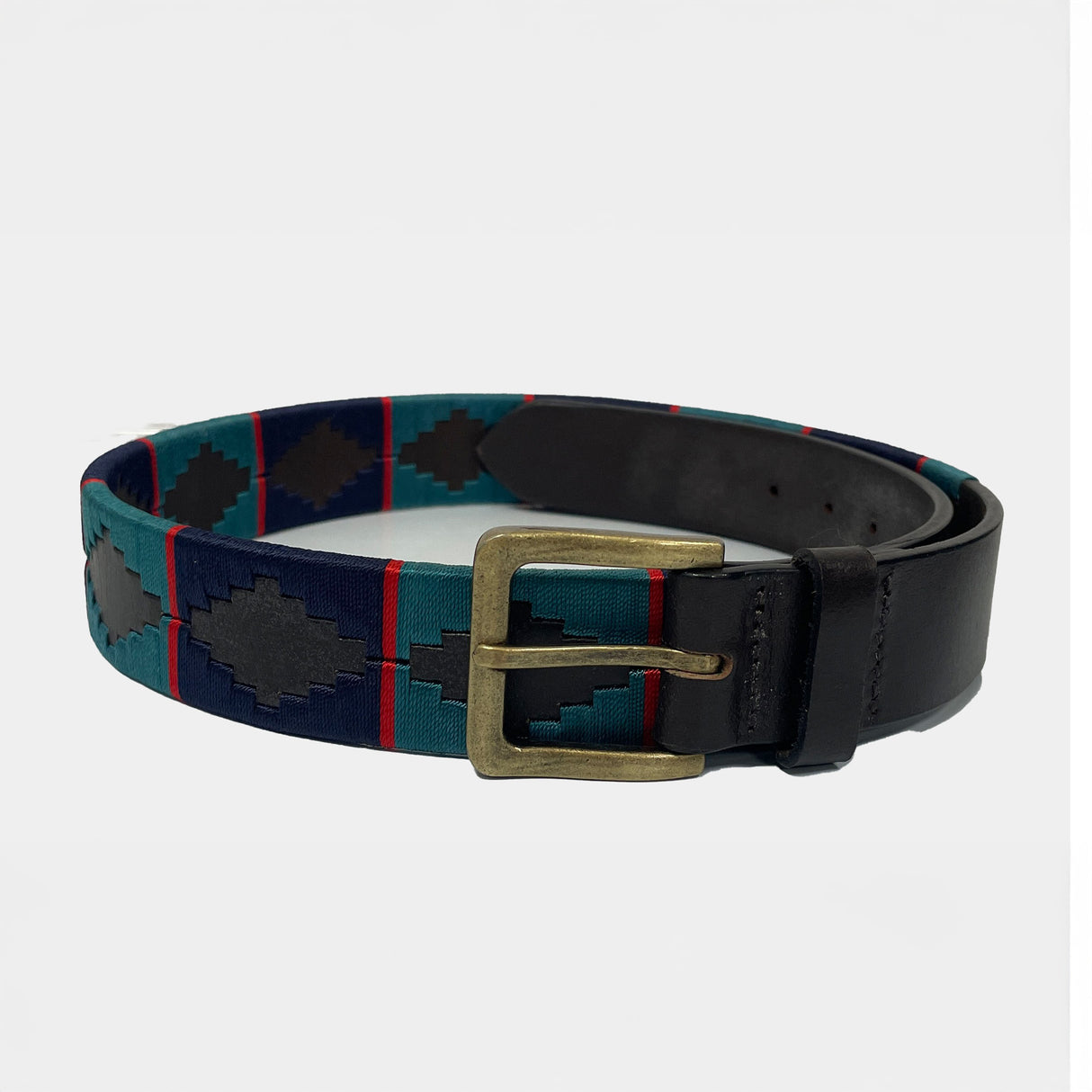 Hazy Blue Brown Leather Polo Belts: Equestrian Style & Everyday Elegance