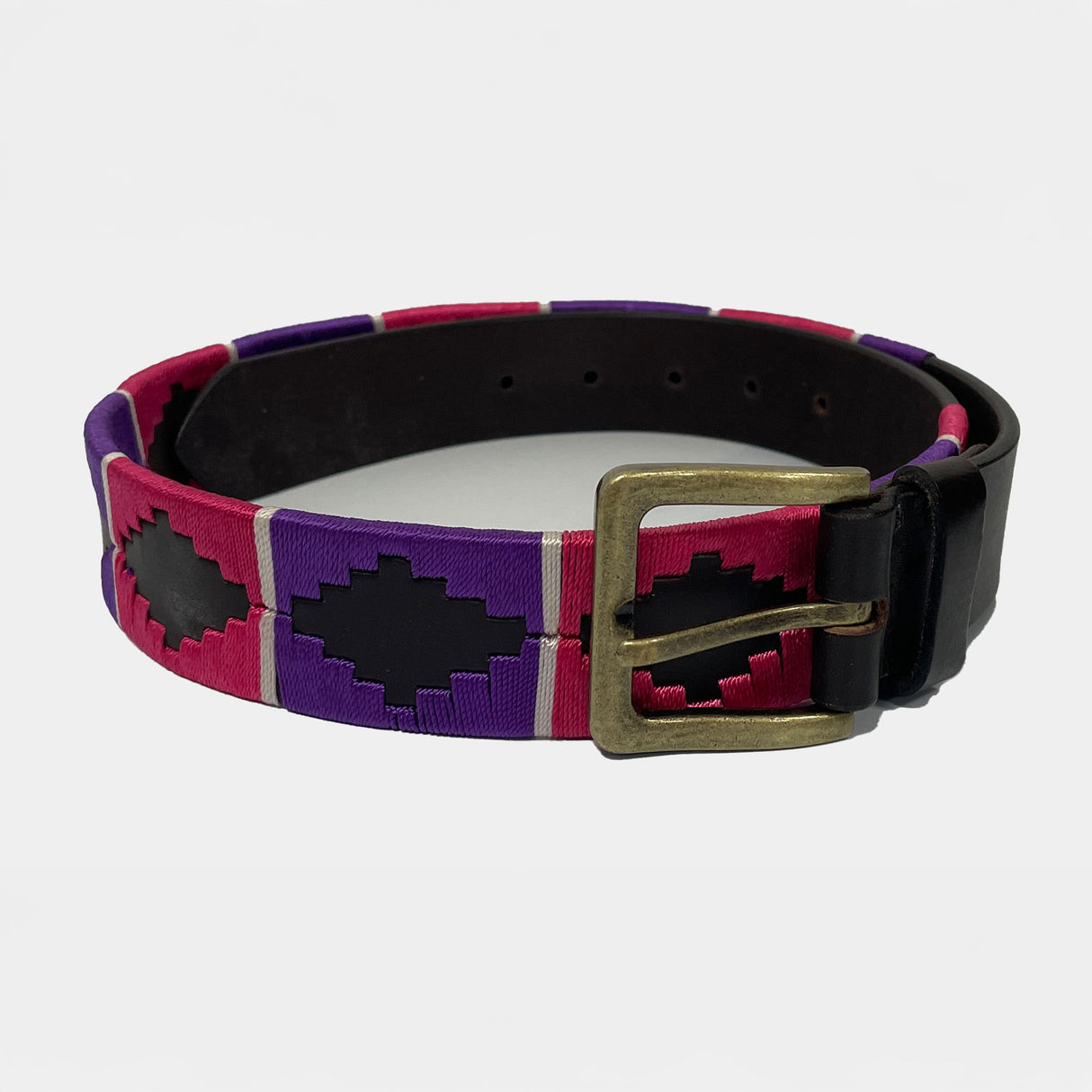 Hazy Blue Brown Leather Polo Belts: Equestrian Style & Everyday Elegance