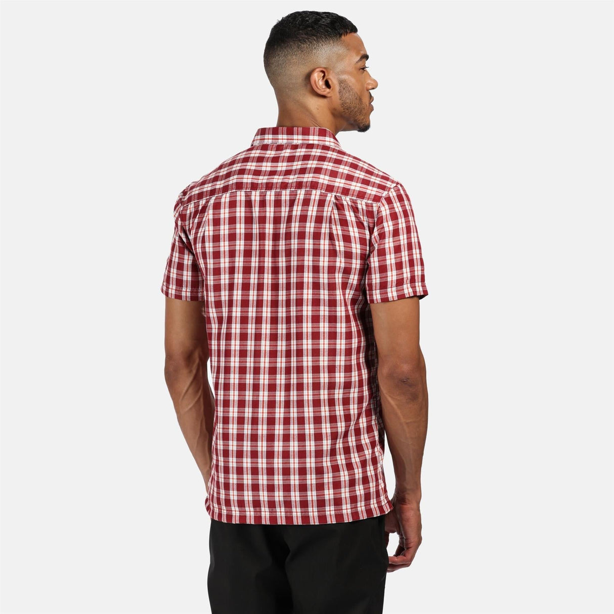Regatta Mens Mindano V Check Short Sleeve Shirt - Just £14.99! Shop now at Warwickshire Clothing.