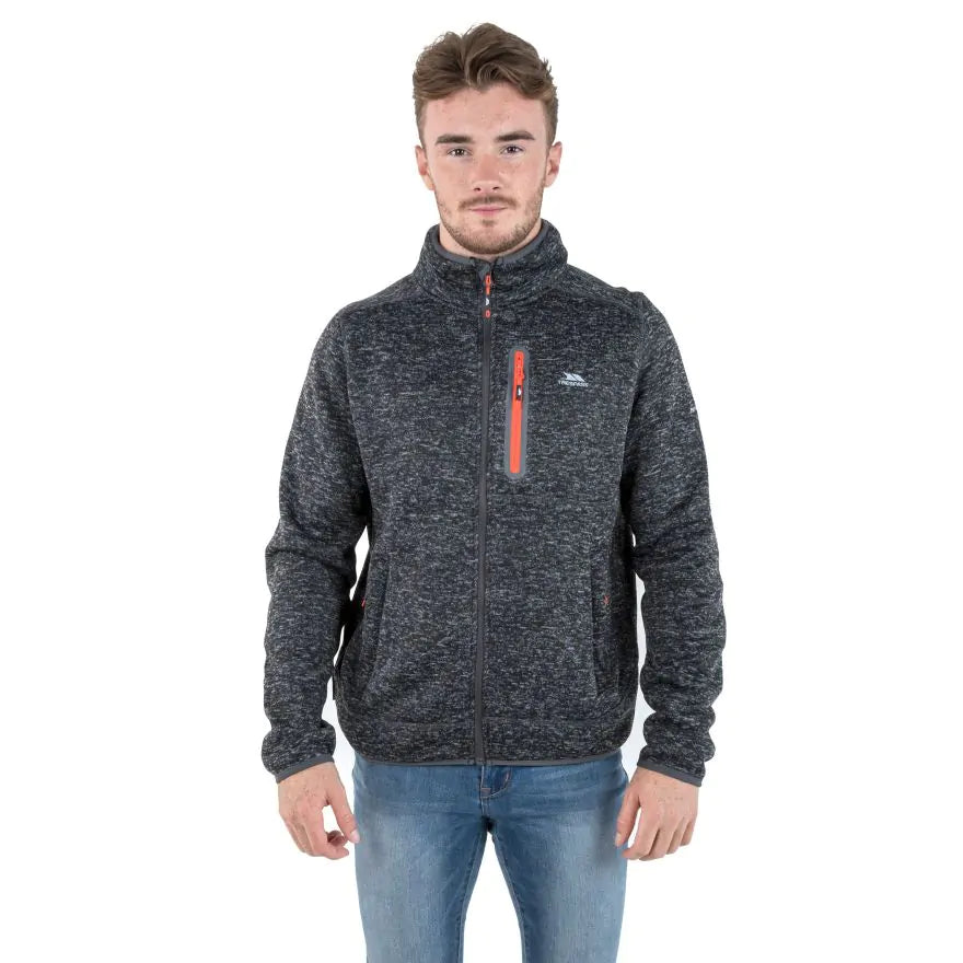 Trespass Mens Marl Fleece Jacket Bingham - Just £34.99! Shop now at Warwickshire Clothing.