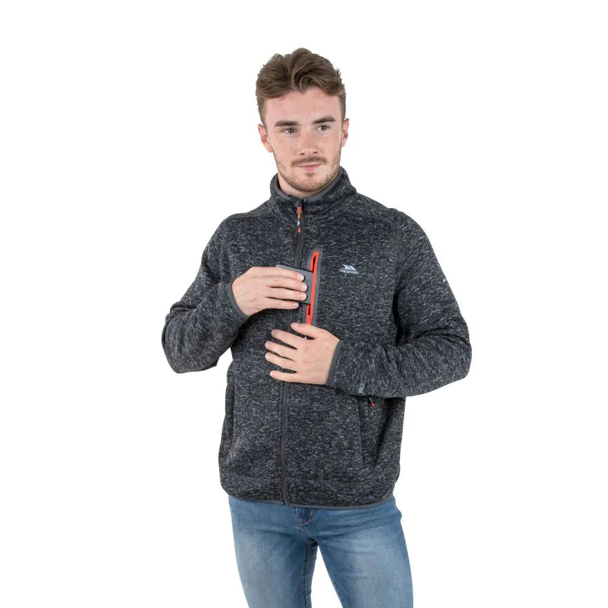 Trespass Mens Marl Fleece Jacket Bingham - Just £34.99! Shop now at Warwickshire Clothing.