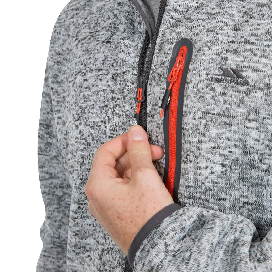 Trespass Mens Marl Fleece Jacket Bingham - Just £34.99! Shop now at Warwickshire Clothing.