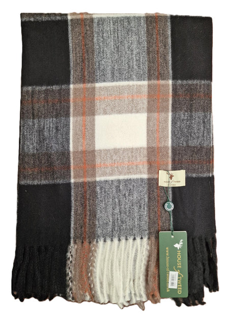 House Of Tweed Scarf Neck Wrap Super Soft Tartan Check Scotland - Just £16.99! Shop now at Warwickshire Clothing.
