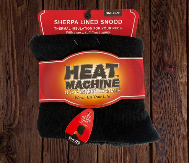 Heat Machine Unisex Sherpa Lined Snood - Just £7.90! Shop now at Warwickshire Clothing.