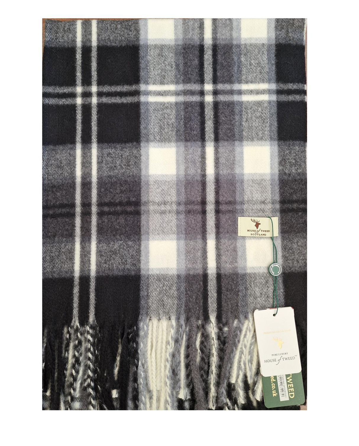 House Of Tweed Scarf Neck Wrap Super Soft Tartan Check Scotland - Just £16.99! Shop now at Warwickshire Clothing.