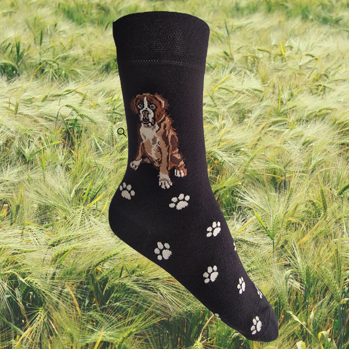 Hazy Blue Womens Dog Socks Bamboo Blend Size 4 to 8 - Just £5.99! Shop now at Warwickshire Clothing.