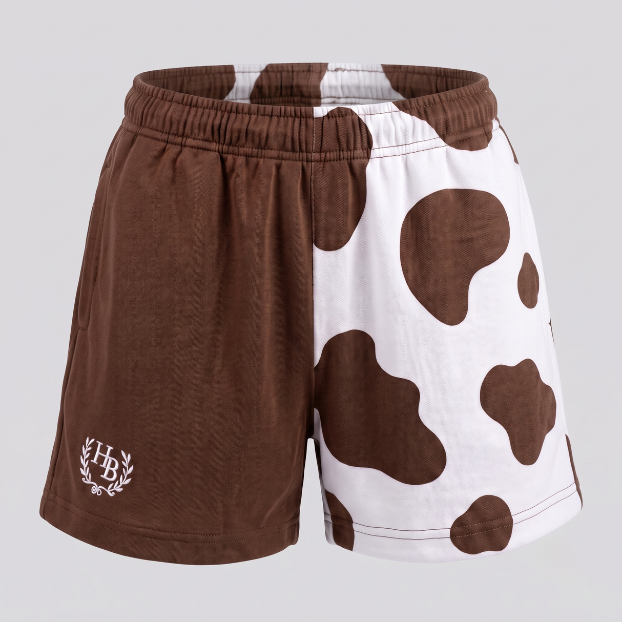 Hazy Blue Nelson Unisex Colour Block Shorts