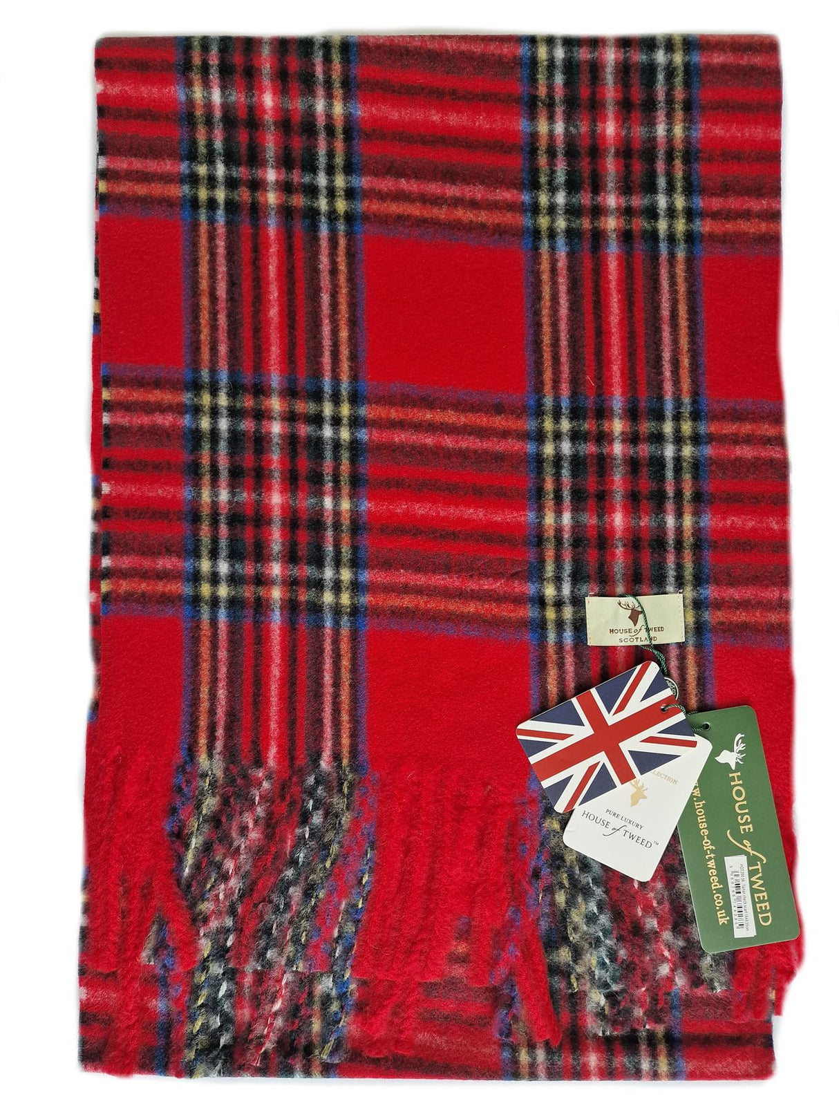House Of Tweed Scarf Super Soft Tartan Design Check Scotland - Just £12.99! Shop now at Warwickshire Clothing.