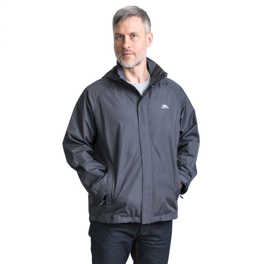 Trespass Mens Nabro II Waterproof Jacket Hooded Weatherproof Rain Coat - Just £29.99! Shop now at Warwickshire Clothing.