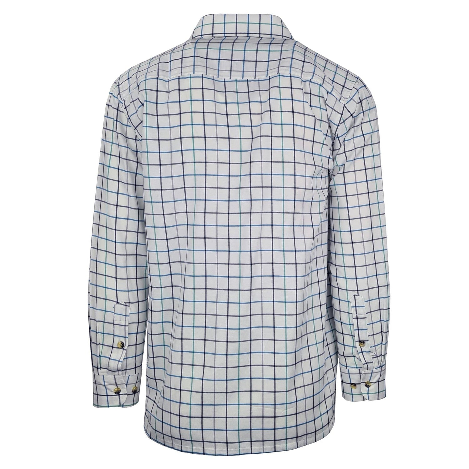 Country Classics Mens Long Sleeve Country Check Shirt - Blenheim Teal - Just £18.99! Shop now at Warwickshire Clothing.