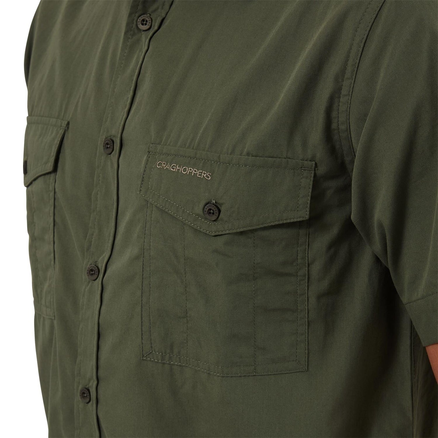 Craghoppers Mens Kiwi Short Sleeved Shirt Nosi Defense - Just £24.99! Shop now at Warwickshire Clothing.