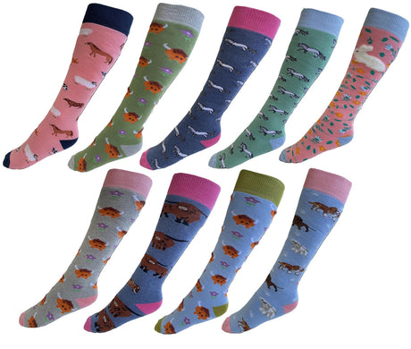 House of Tweed Womens Welly Socks UK 3-7 - Just £6.99! Shop now at Warwickshire Clothing.