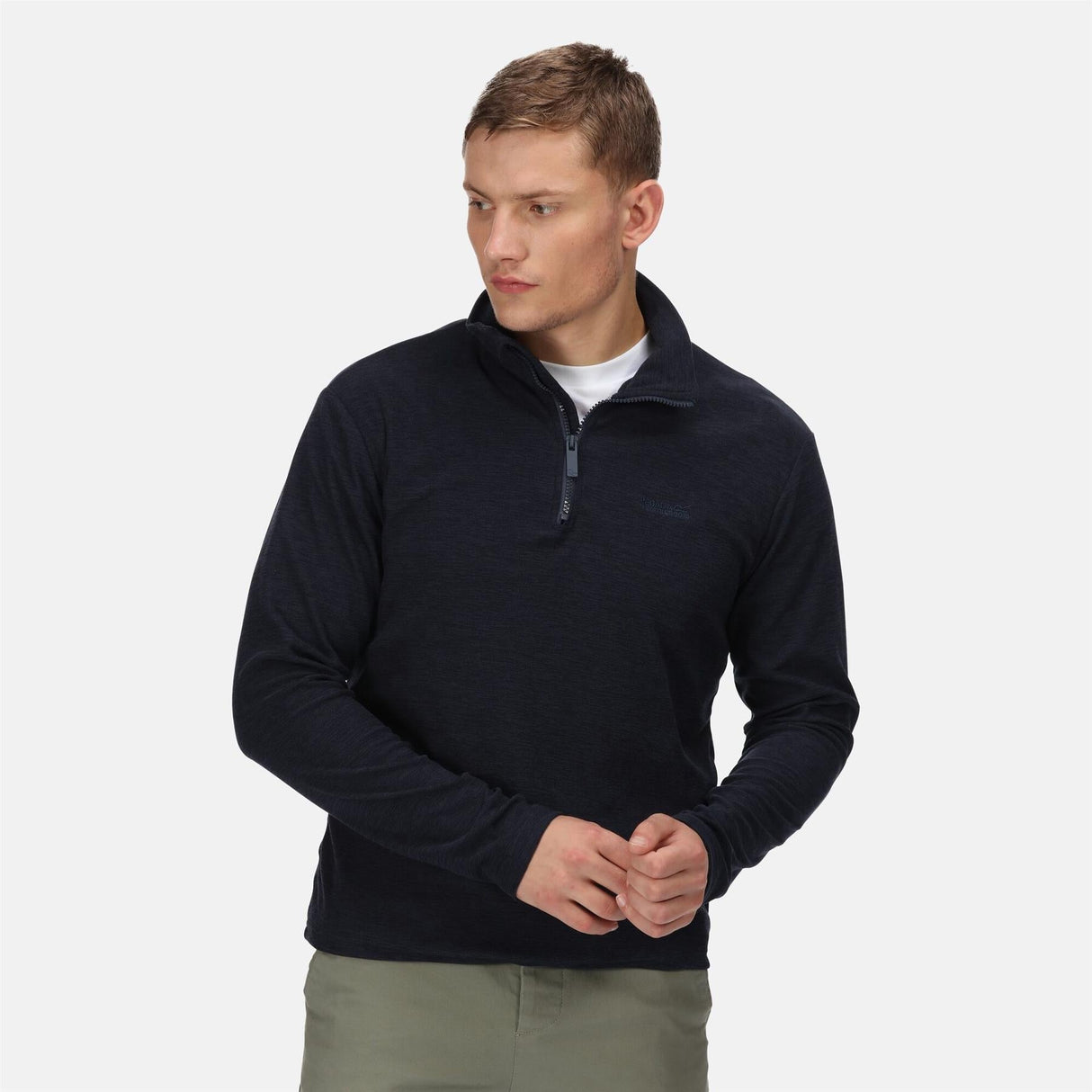 Regatta Mens Elgor II Half Zip Long Sleeved Jumper Pullover - Just £16.99! Shop now at Warwickshire Clothing.