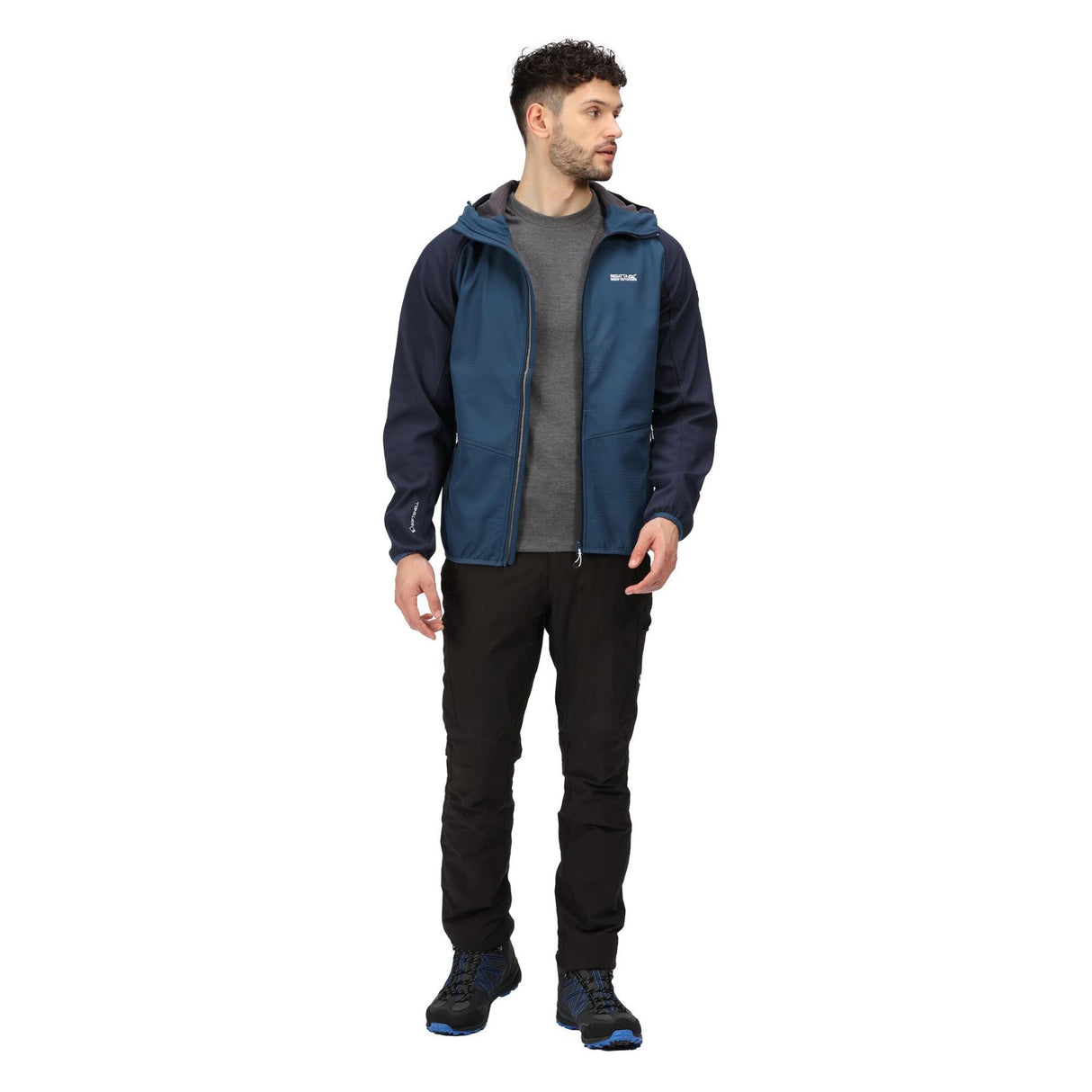 Regatta Mens Arec III Outdoor Hooded Softshell Jacket - Just £29.99! Shop now at Warwickshire Clothing.