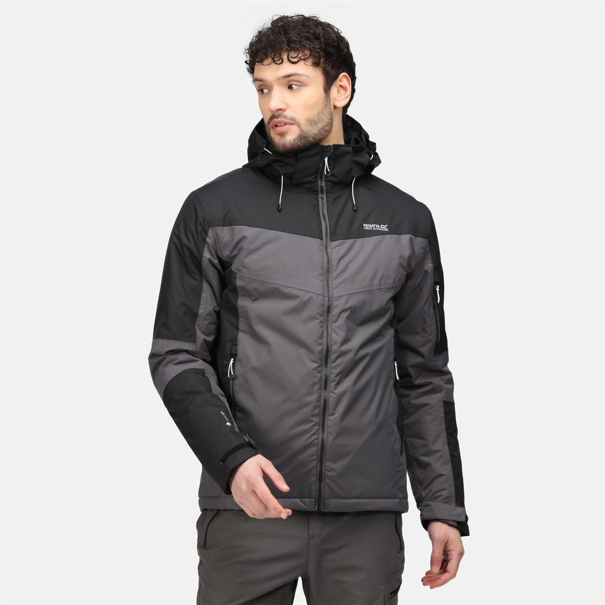 Regatta Mens Fincham Waterproof Insulated Hidden Hood Jacket - Just £34.99! Shop now at Warwickshire Clothing.