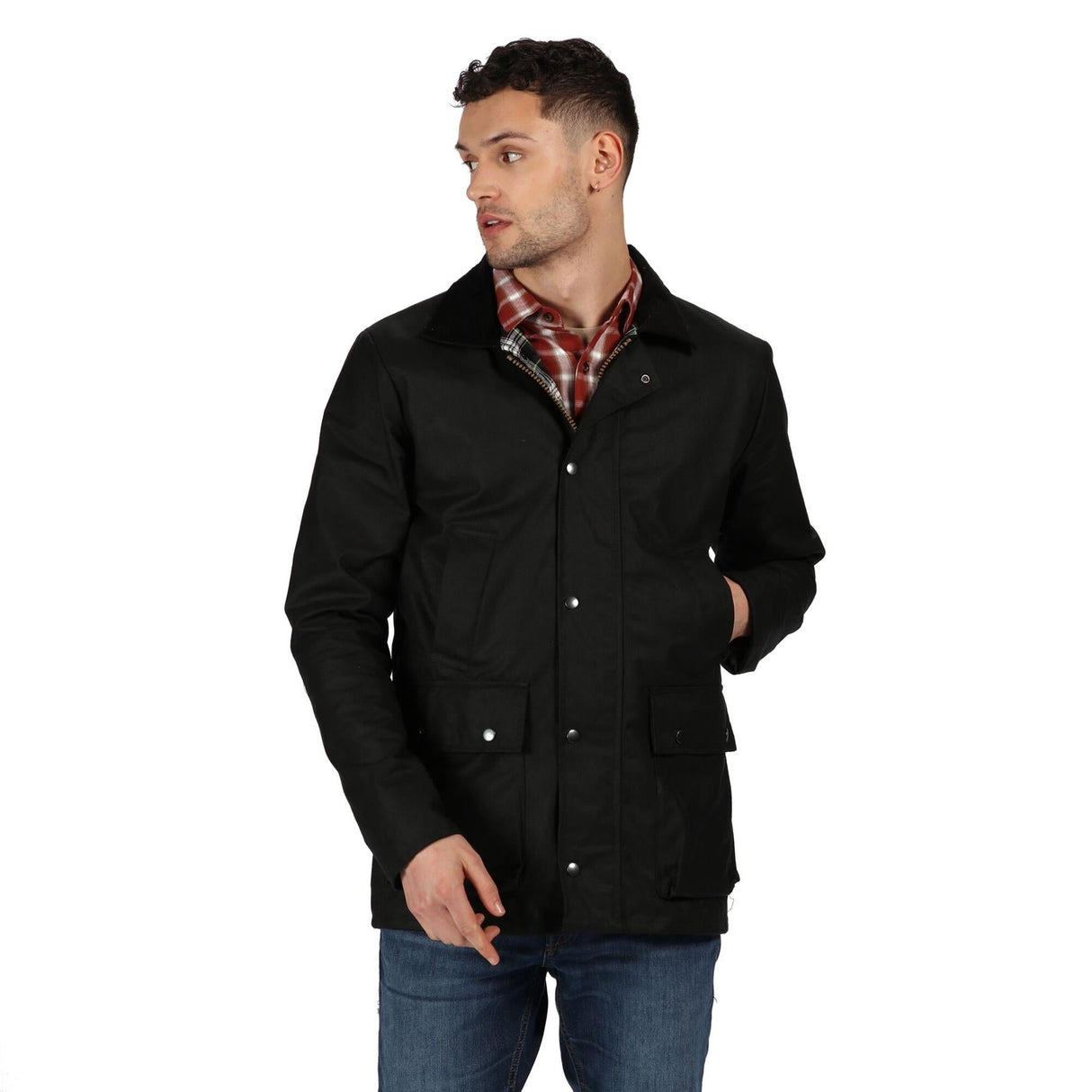Regatta Mens Country Water Repellent Collared Full Zip Classic Coat - Just £39.99! Shop now at Warwickshire Clothing.