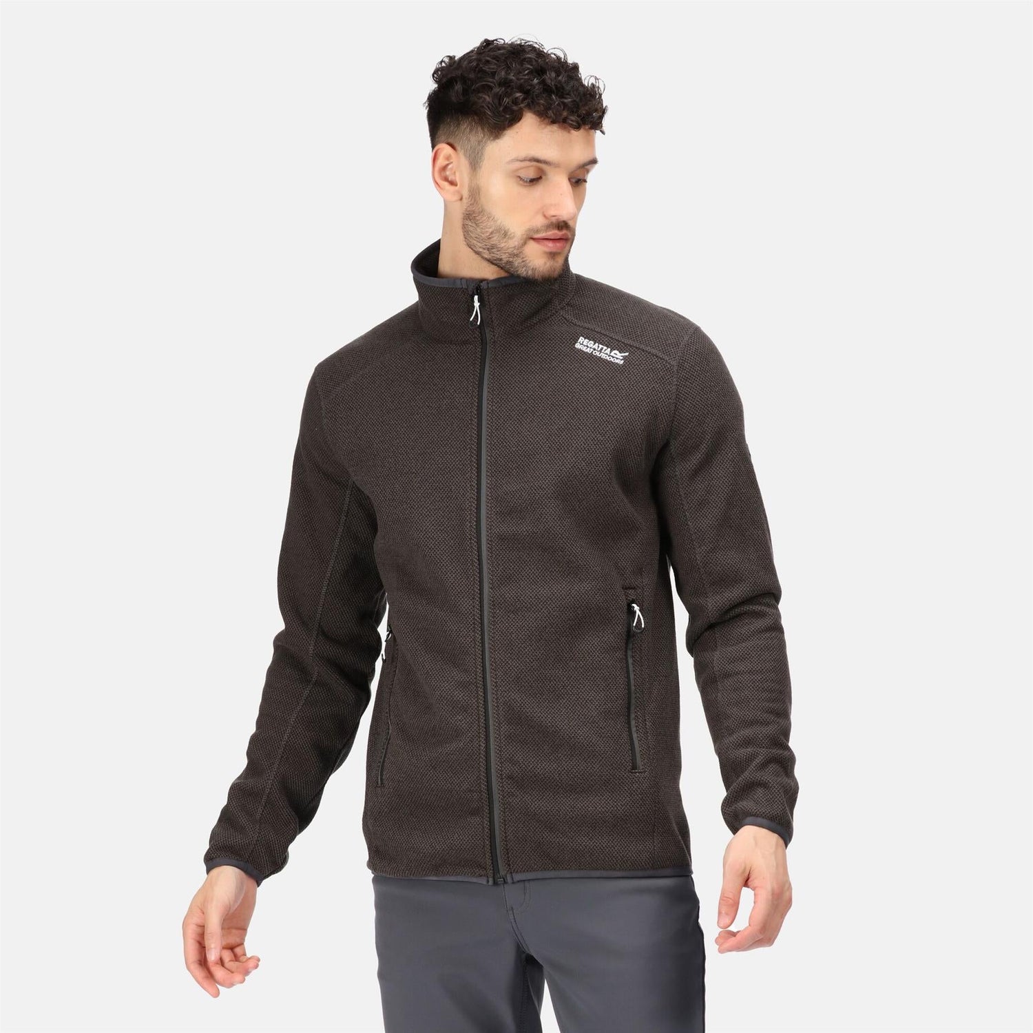 Regatta Mens Torrens Two Tone Polyester Full Zip Fleece Jacket - Just £19.99! Shop now at Warwickshire Clothing.
