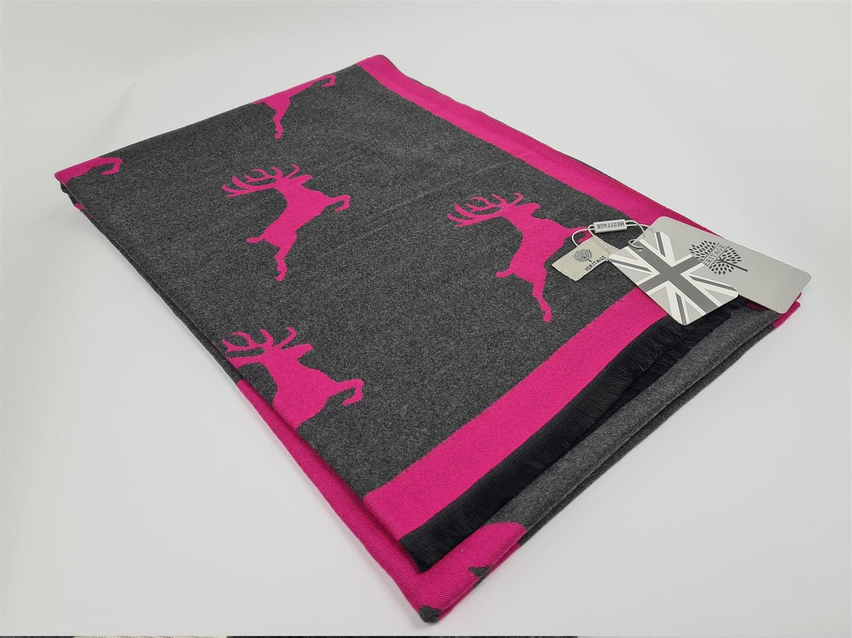 Hazy Blue New Heritage Collection Women's Scarves  - STAG - Just $13.99! Shop now at Warwickshire Clothing. Free Dellivery.