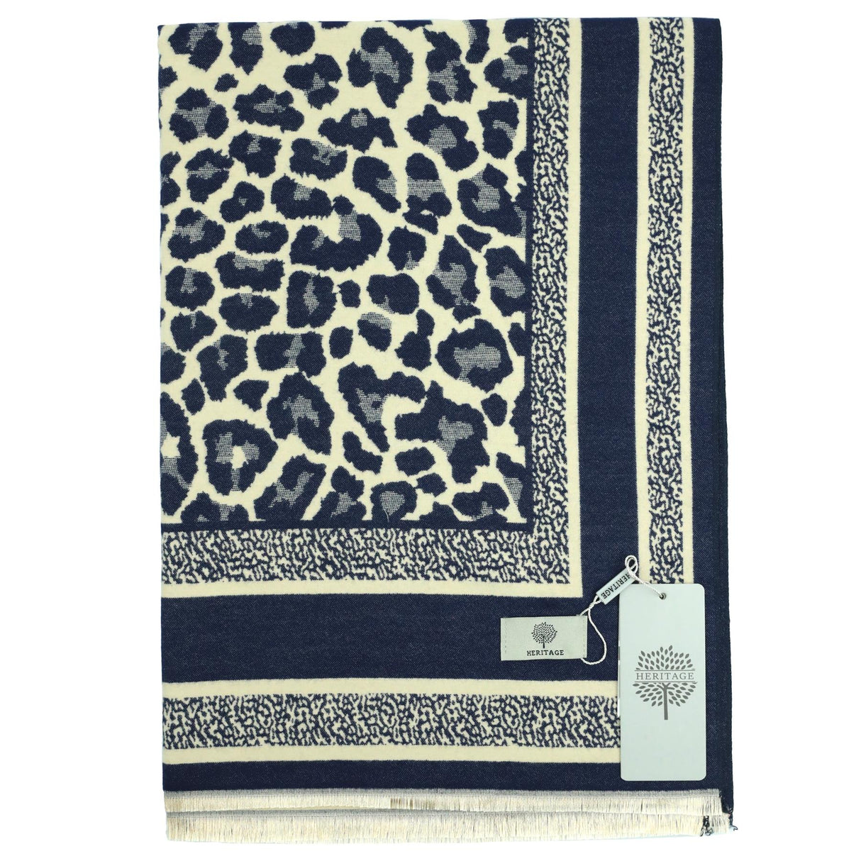 Heritage Warm Cashmere Pashmina Soft Feel Scarves - Leopard - Just £13.99! Shop now at Warwickshire Clothing.