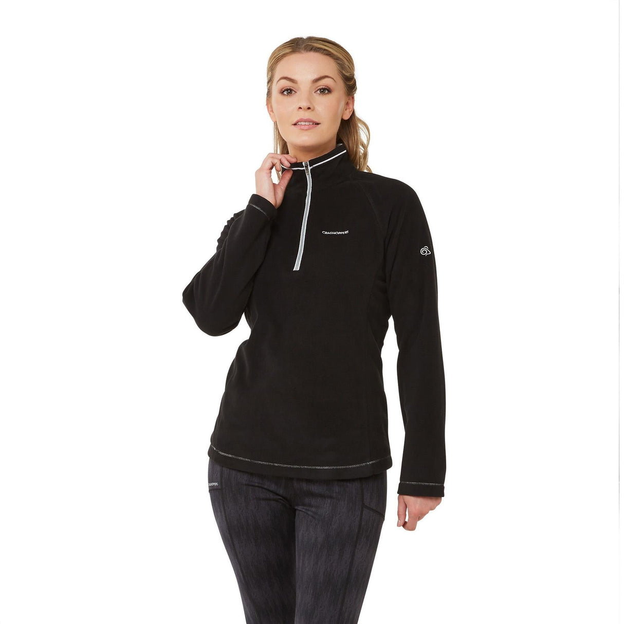 Craghoppers Miska V Womens Half Zip Long Sleeved Fleece - Just £19.99! Shop now at Warwickshire Clothing.