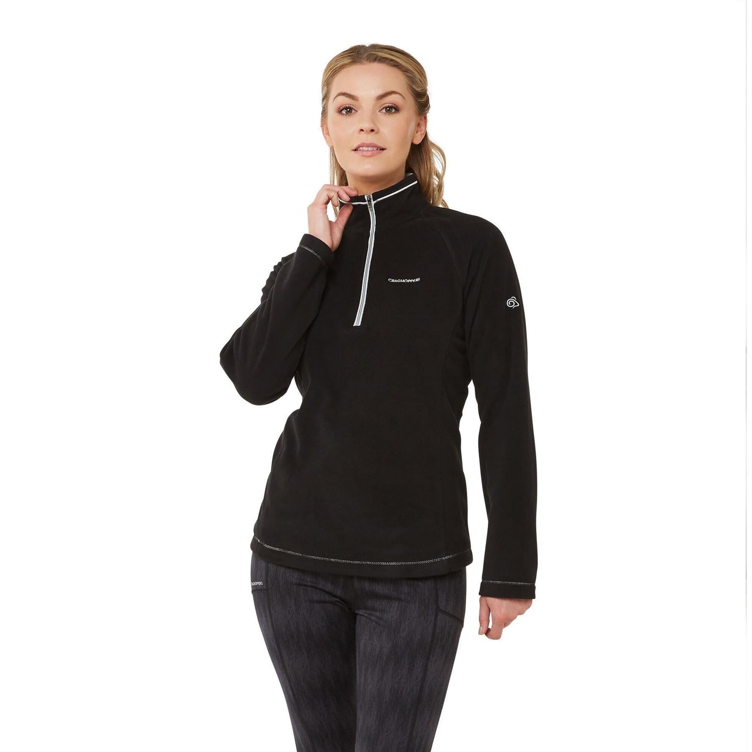 Craghoppers Miska V Womens Half Zip Long Sleeved Fleece - Just £19.99! Shop now at Warwickshire Clothing.