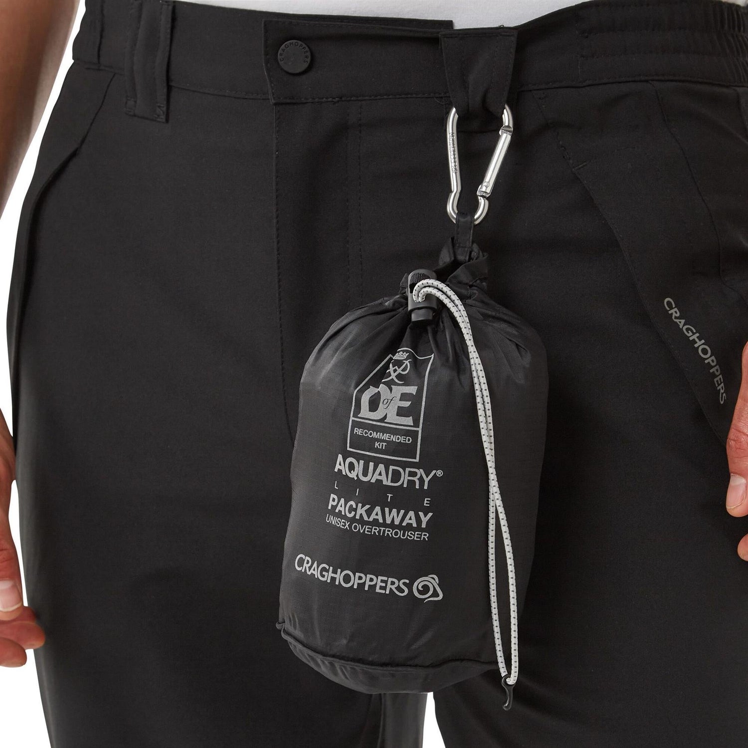 Craghoppers Unisex Ascent Waterproof Packable Over Trousers - Just £32.99! Shop now at Warwickshire Clothing.