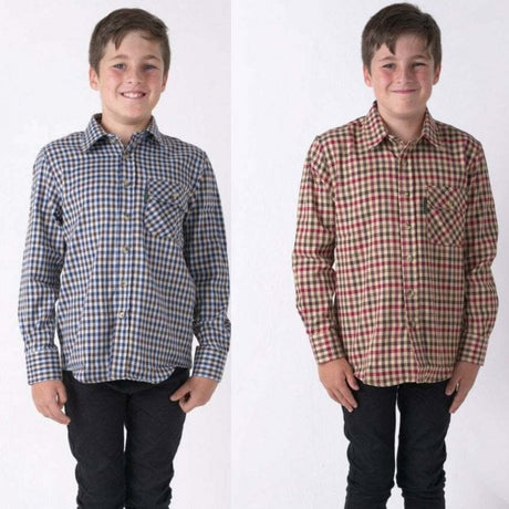 Country Classics Kids Long Sleeve Check Shirt - Highclere - Just £14.99! Shop now at Warwickshire Clothing.