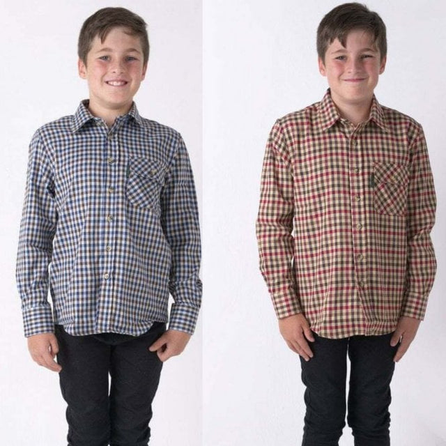 Country Classics Kids Long Sleeve Check Shirt - Highclere - Just £14.99! Shop now at Warwickshire Clothing.